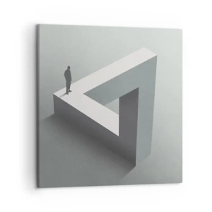 Bild auf Leinwand - Leinwandbild - Es ist also doch möglich - 50x50 cm