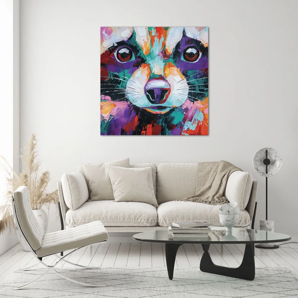 Glasbild - Bild auf glas - Nur gute Emotionen - 70x70 cm