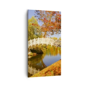 Bild auf Leinwand - Leinwandbild - Auf der weißen Seufzerbrücke - 55x100 cm