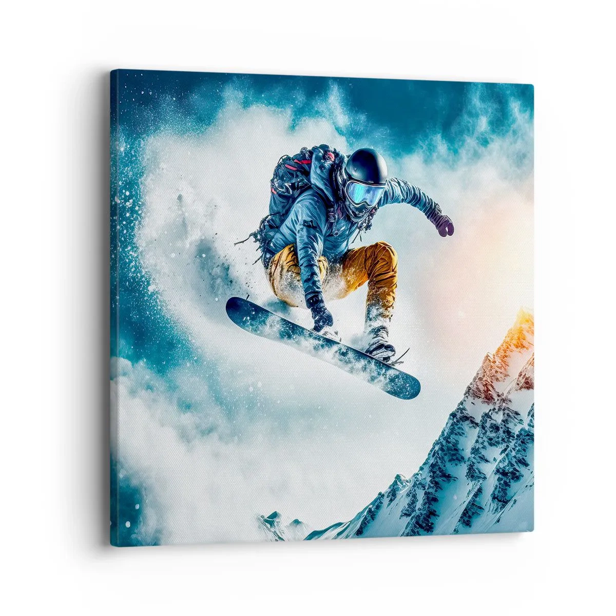 Bild auf Leinwand - Leinwandbild - Extreme Emotionen - 40x40 cm