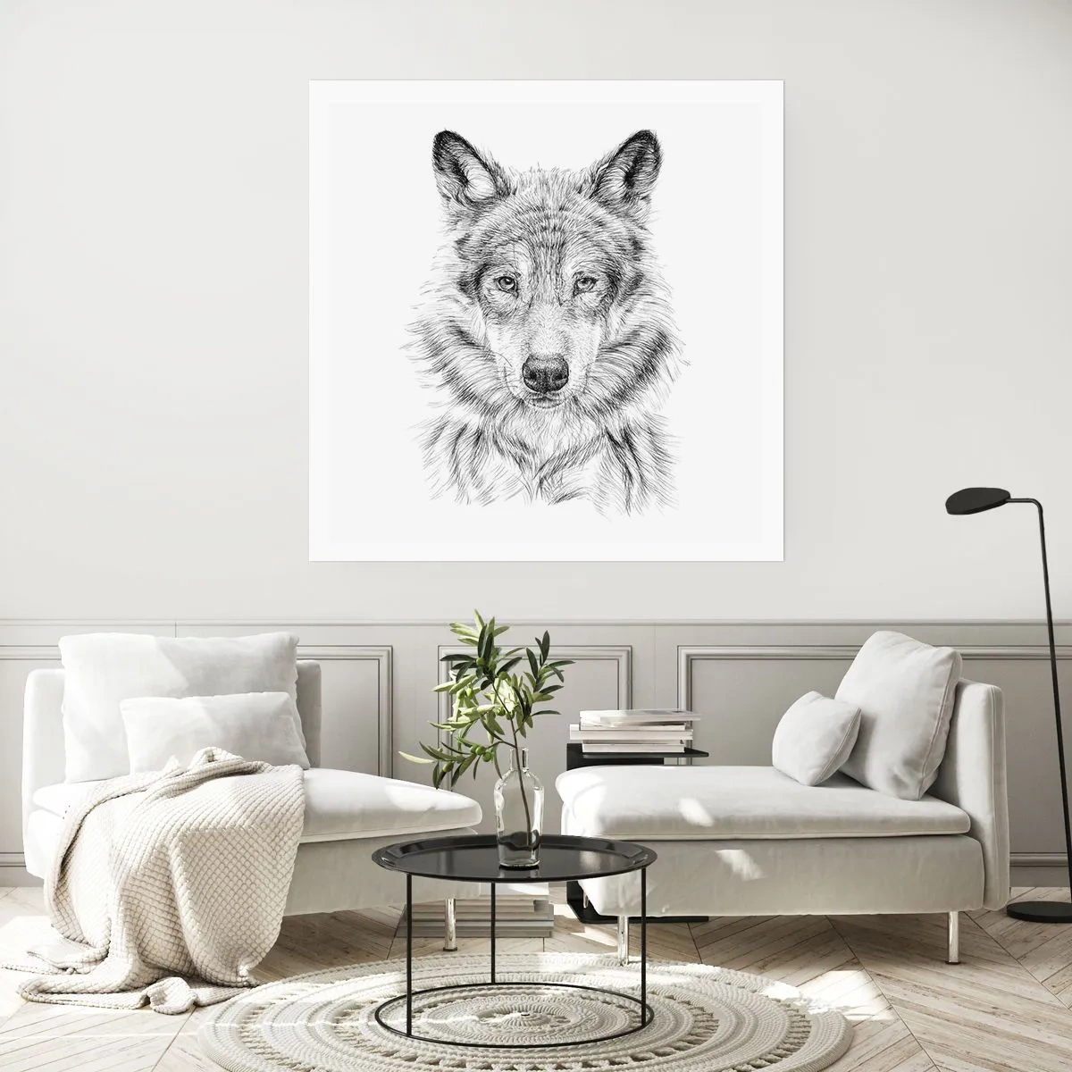 Poster - Ein geborener Anführer - 30x30 cm