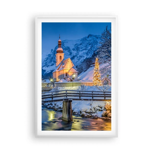 Poster in einem weißen Rahmen - Weihnachtsgeist - 61x91 cm