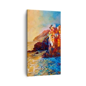 Bild auf Leinwand - Leinwandbild - Italienische Atmosphäre - 45x80 cm