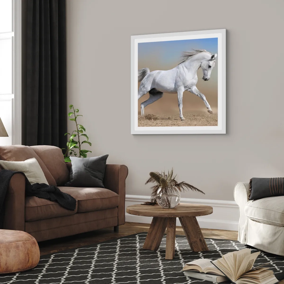 Poster in einem weißen Rahmen - Die schönste arabische Sage - 60x60 cm