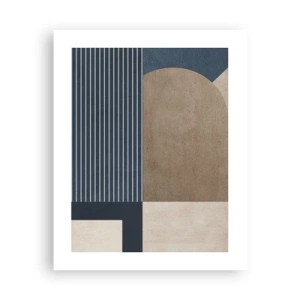 Poster - Komposition aus Einfachheit und Rundheit - 40x50 cm