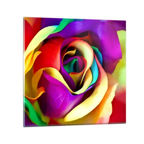 Glasbild - Bild auf glas - Es ist unmöglich - 70x70 cm