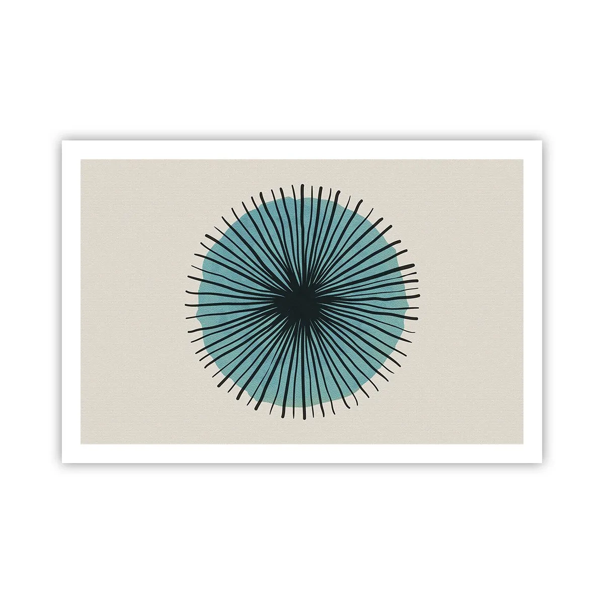 Poster - Strahlend im Blau - 91x61 cm