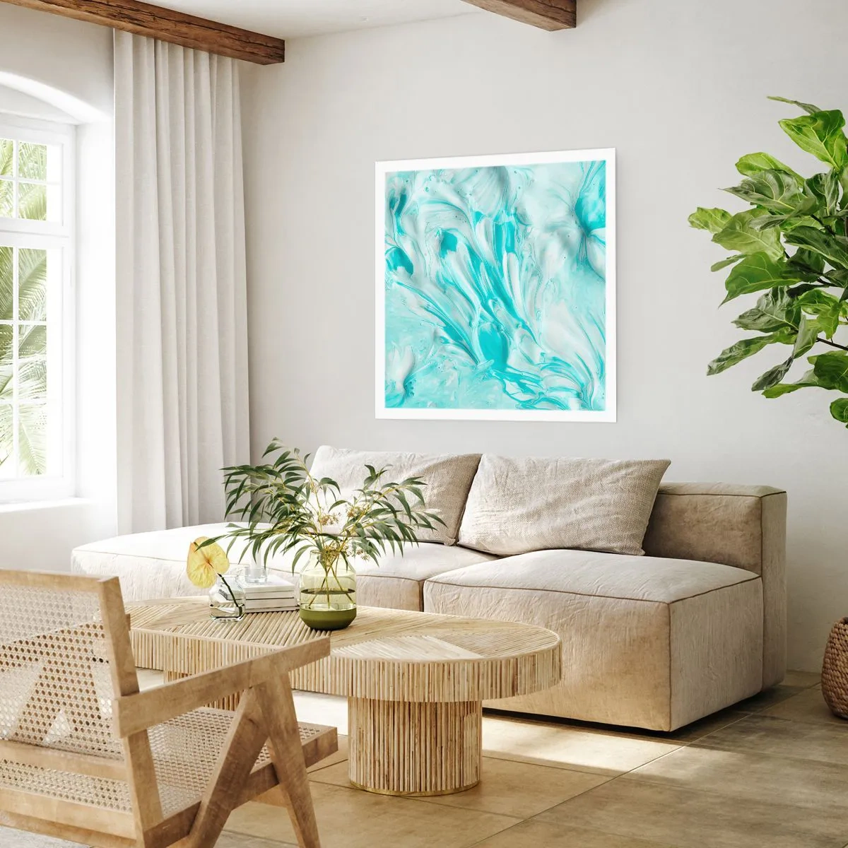 Poster - Für immer zusammen - 60x60 cm