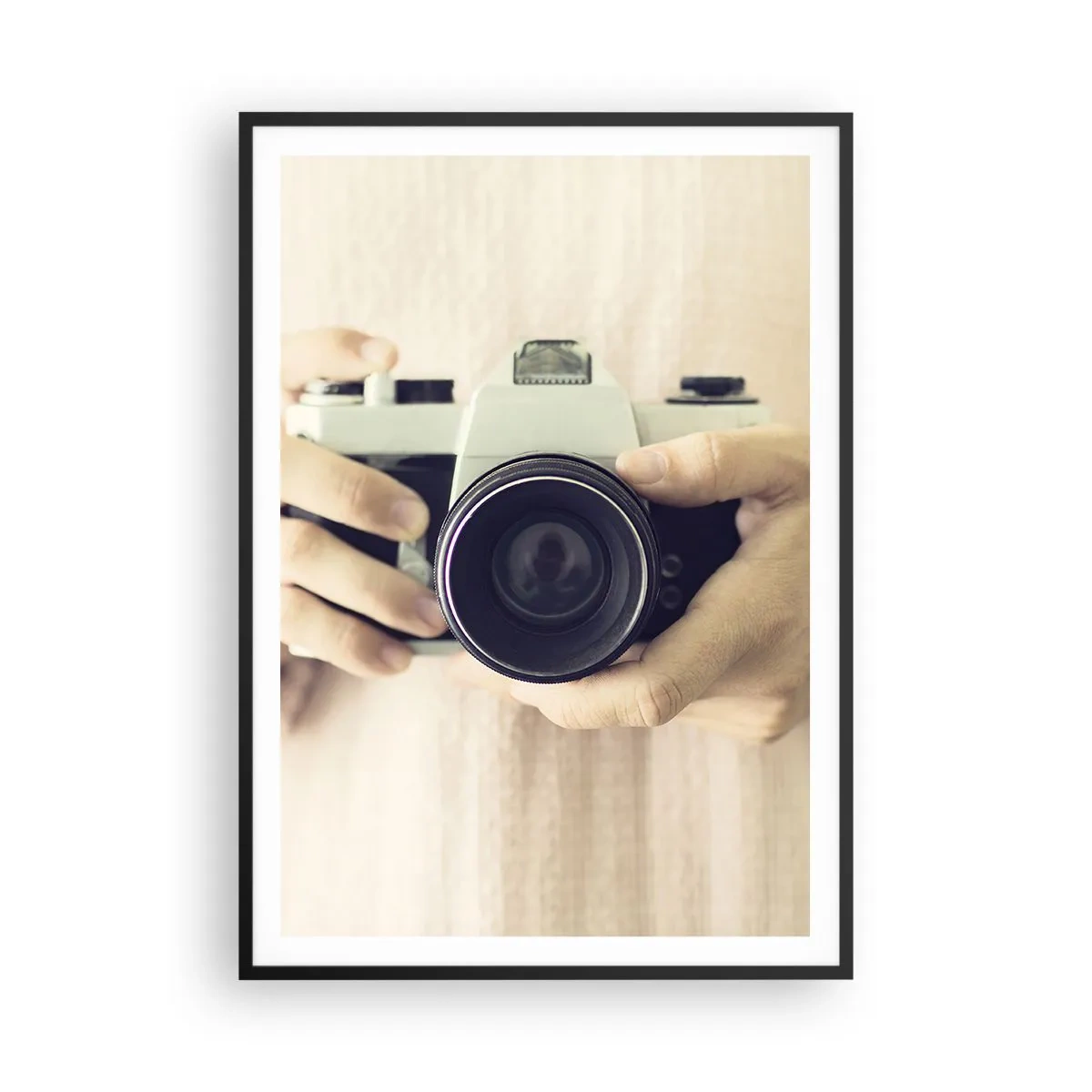 Poster in einem schwarzem Rahmen - Um mehr zu sehen ... - 70x100 cm