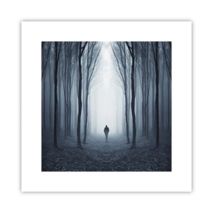 Poster - Alles einfach und übersichtlich - 30x30 cm