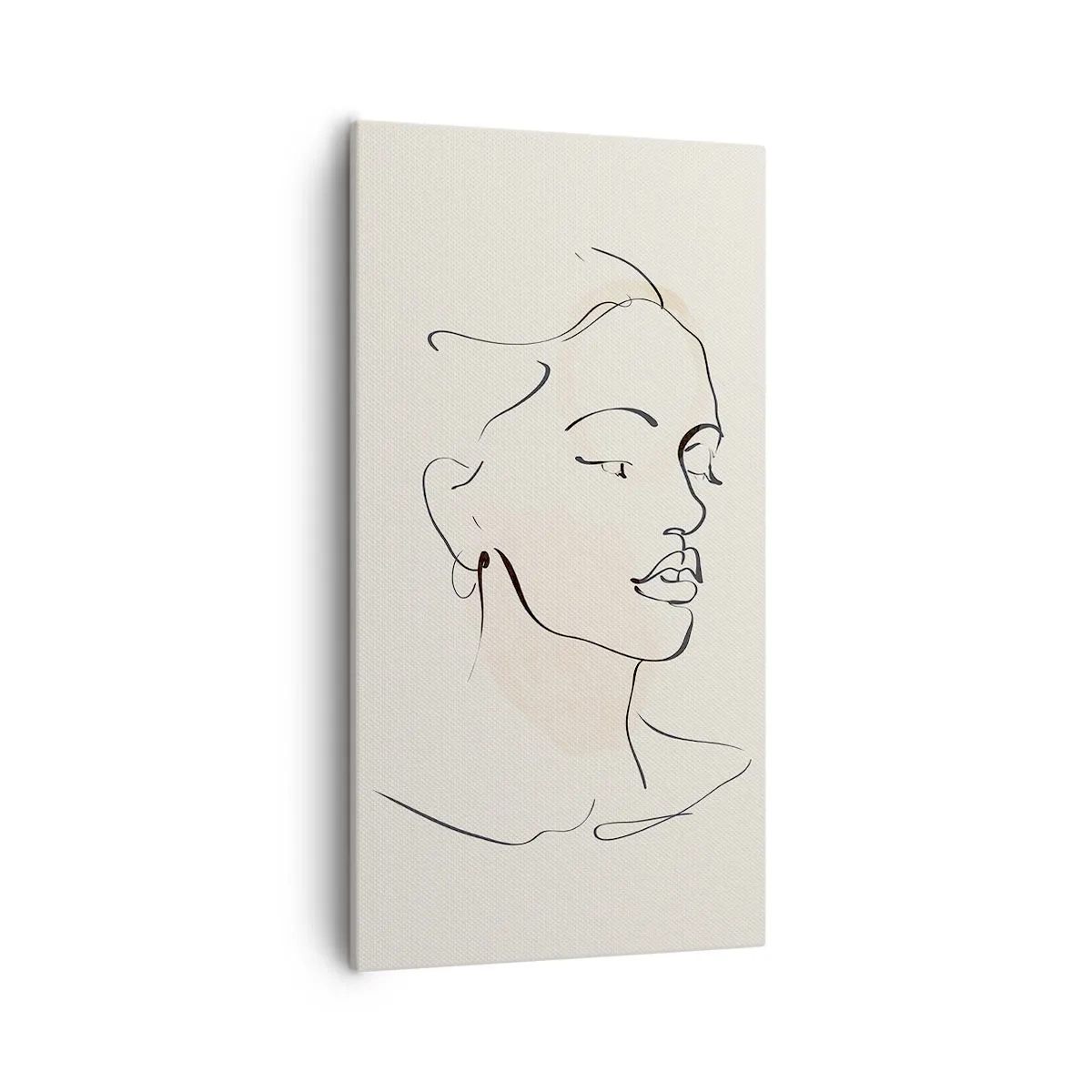 Bild auf Leinwand - Leinwandbild - Eine bestimmte Linie - 55x100 cm