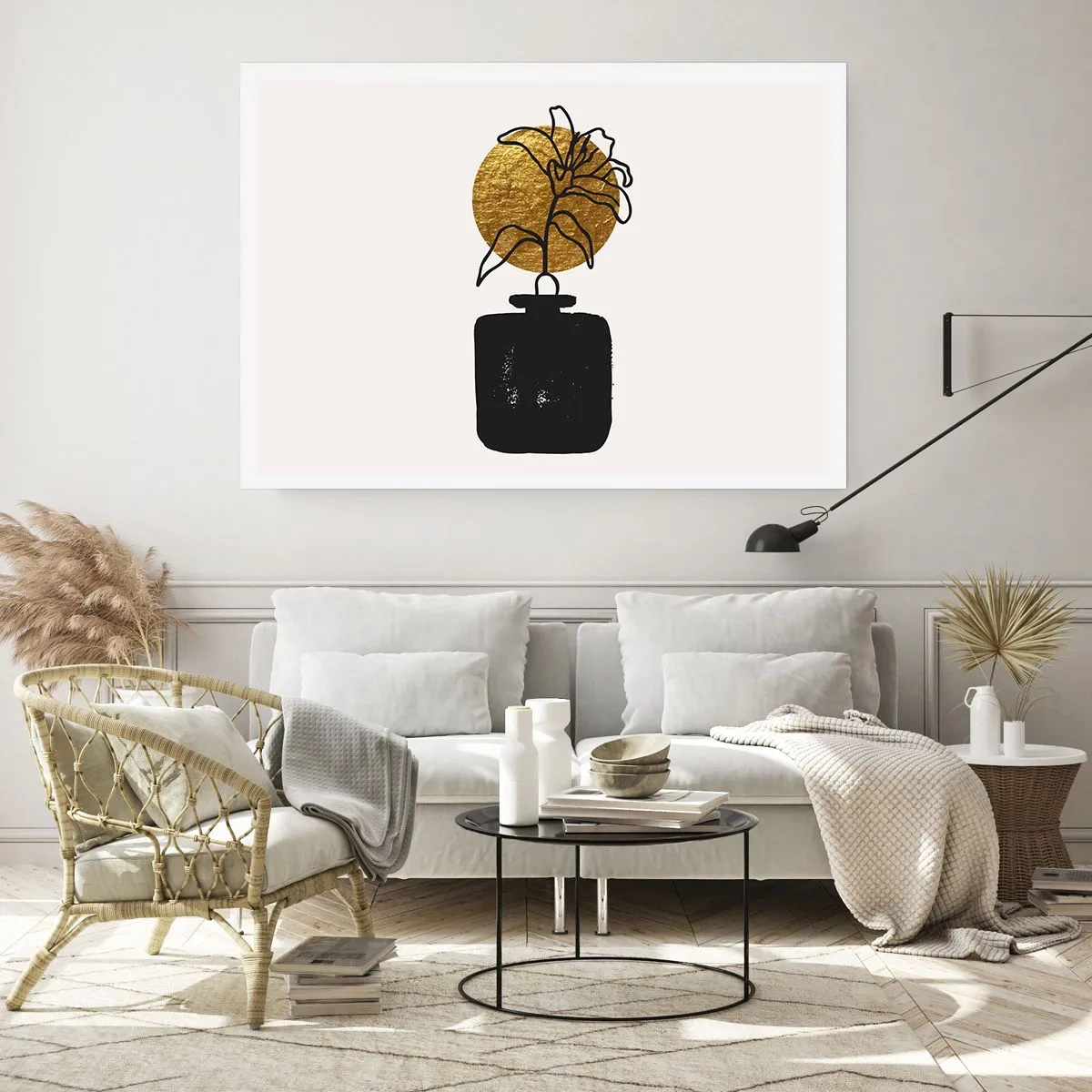 Poster - Schönheit ist Gold wert - 50x40 cm