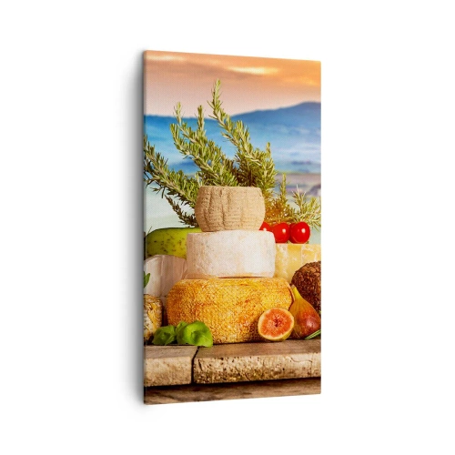 Bild auf Leinwand - Leinwandbild - Die italienische Lebensfreude - 45x80 cm