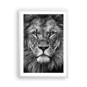 Poster in einem weißen Rahmen - Im Krönungsgewand - 50x70 cm