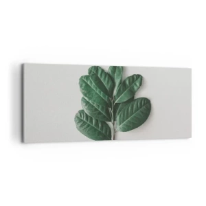 Bild auf Leinwand - Leinwandbild - Eine Zeichnung purer Natur - 100x40 cm