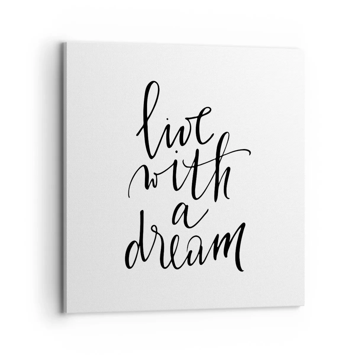 Bild auf Leinwand - Leinwandbild - Na sicher - 70x70 cm