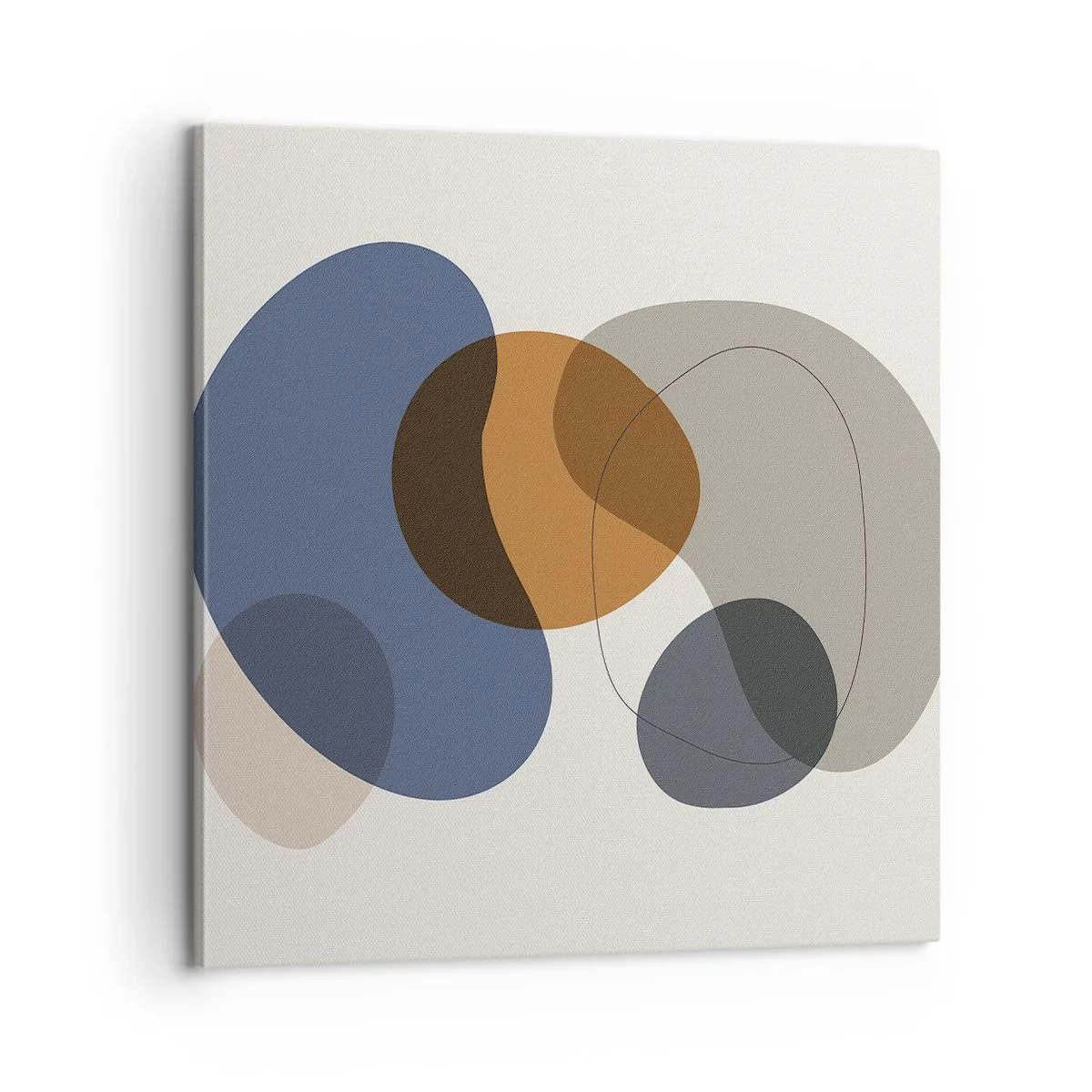 Bild auf Leinwand - Leinwandbild - Farbtropfen - 60x60 cm