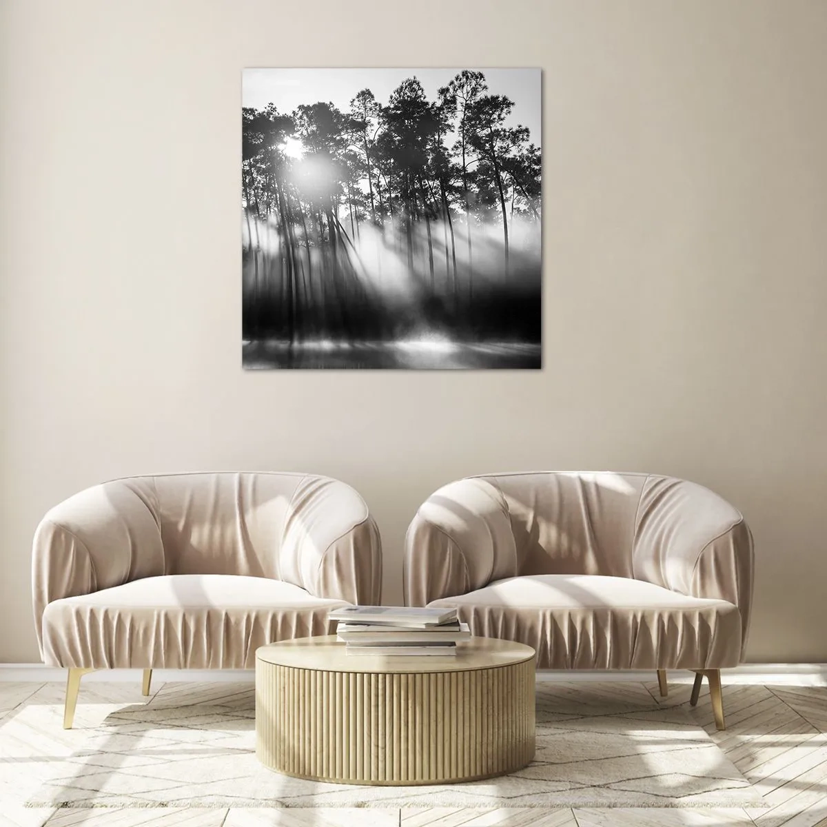 Glasbild - Bild auf glas - Unaufhaltsame Sonne - 50x50 cm