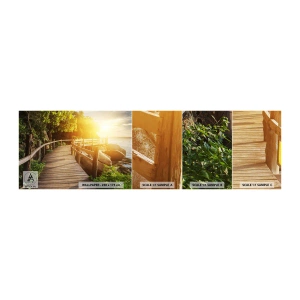 Fototapeten Muster Selbstklebend Deluxe Sticker - Noch eine Wendung, ein weiteres Wunder - Landschaft, Strandpromenade, Meer - 100x30 cm