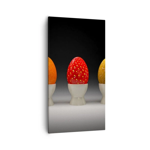 Bild auf Leinwand - Leinwandbild - Obstfrühstück - 55x100 cm