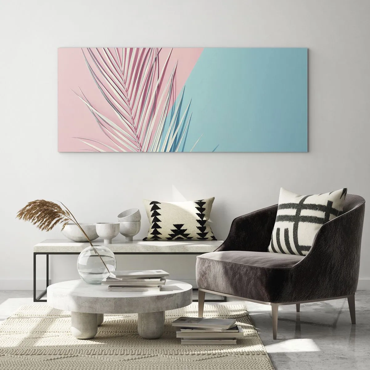 Glasbild - Bild auf glas - Tropischer Eindruck - 90x30 cm