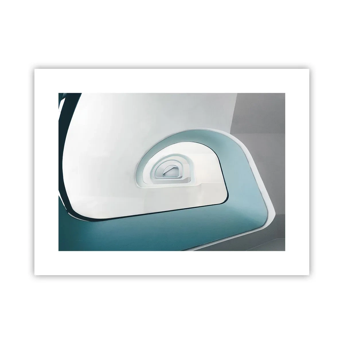 Poster - Bis zum Ende des Blaus - 40x30 cm