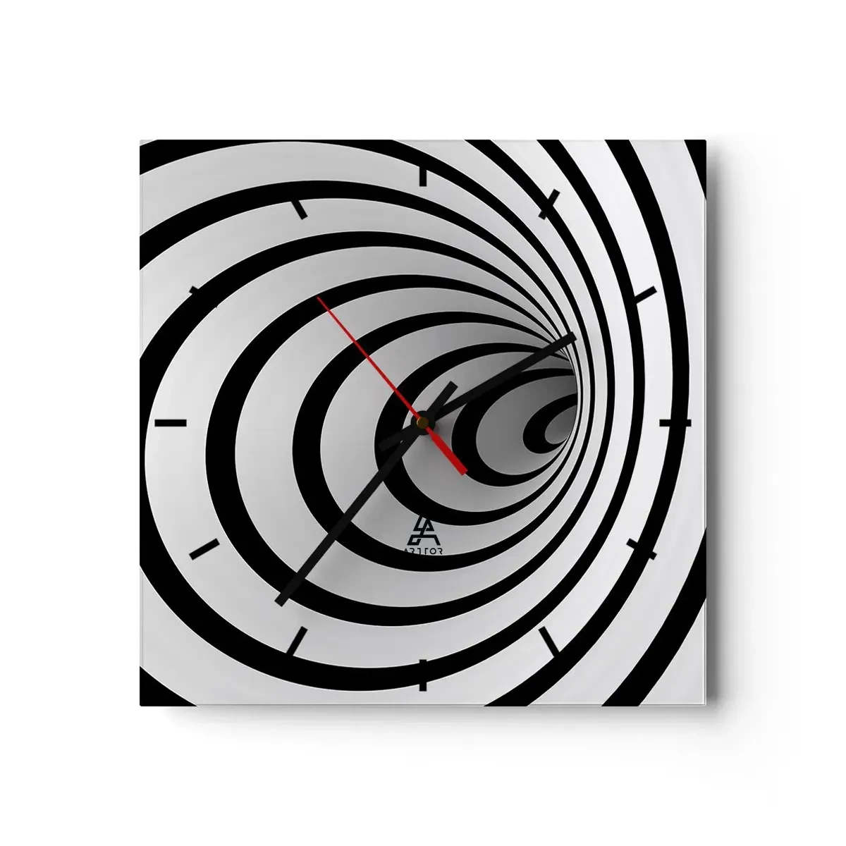 Wanduhr - Glasuhr - Sie können dem auch nicht widerstehen? - 40x40 cm