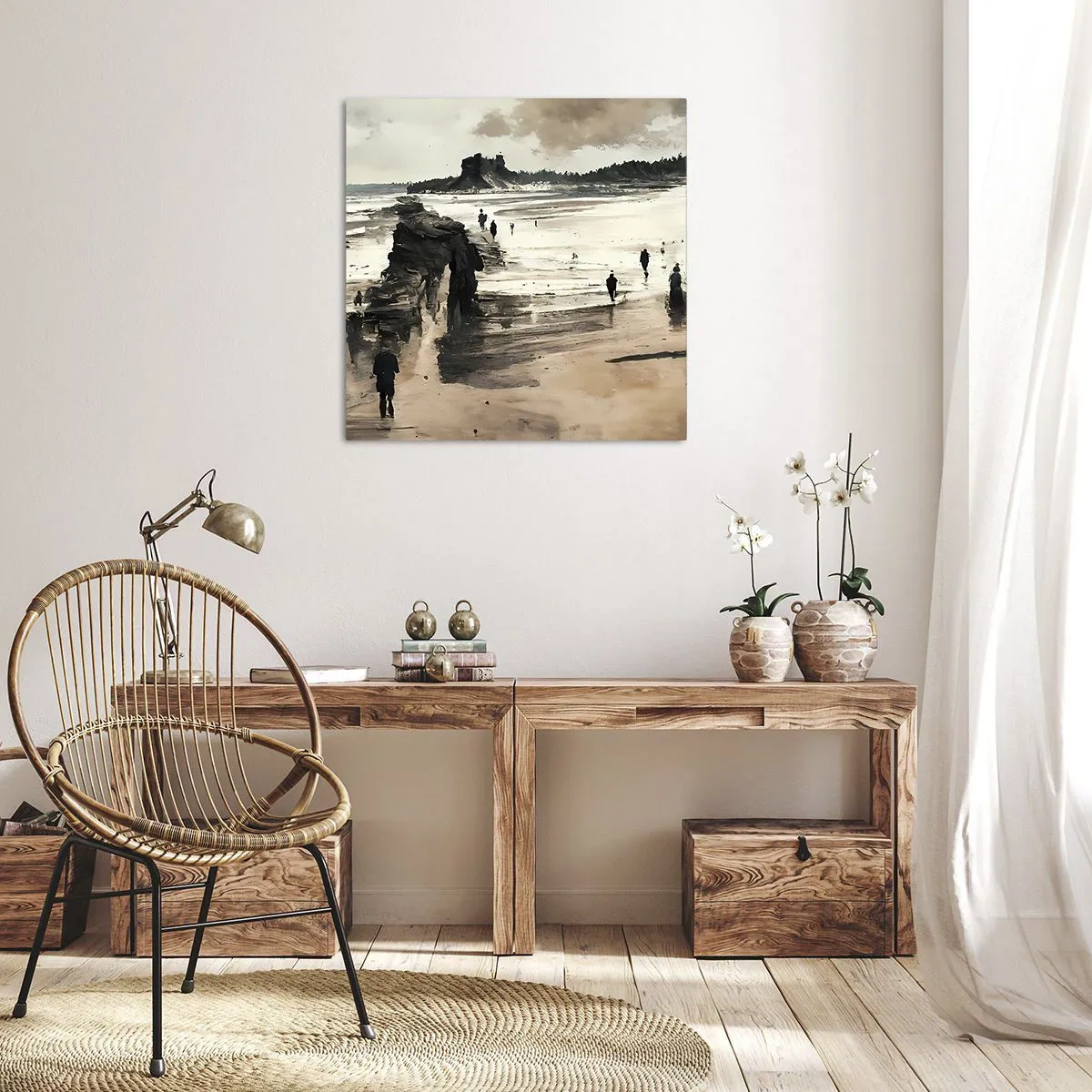 Bild auf Leinwand - Leinwandbild - Einberufen - 30x30 cm