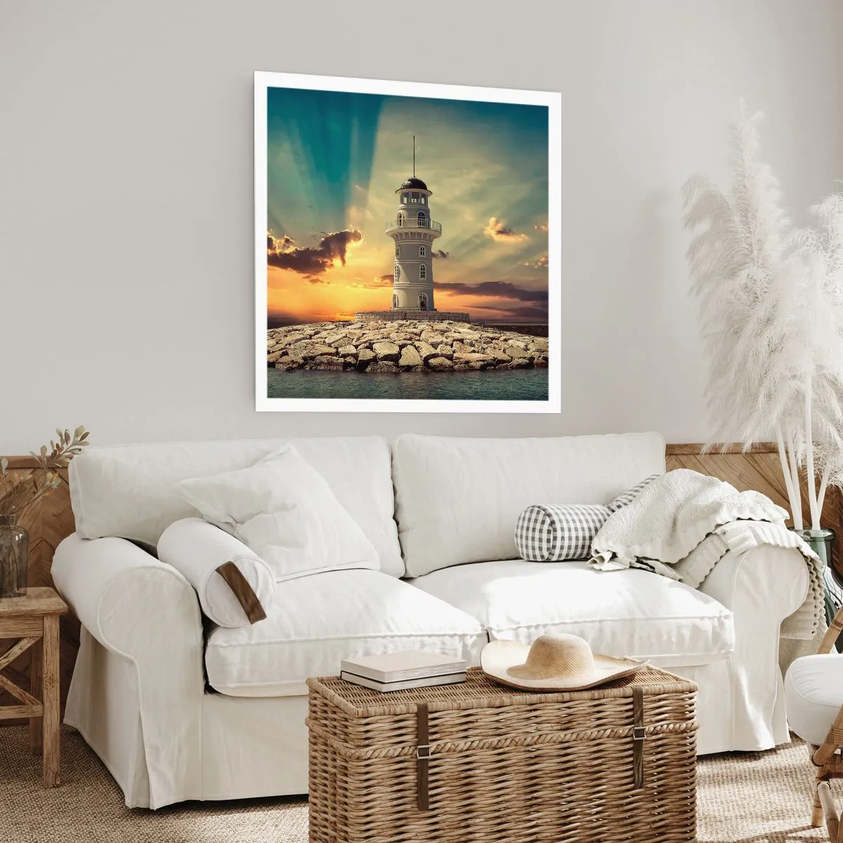 Poster - Licht - Gut - Schönheit - 30x30 cm