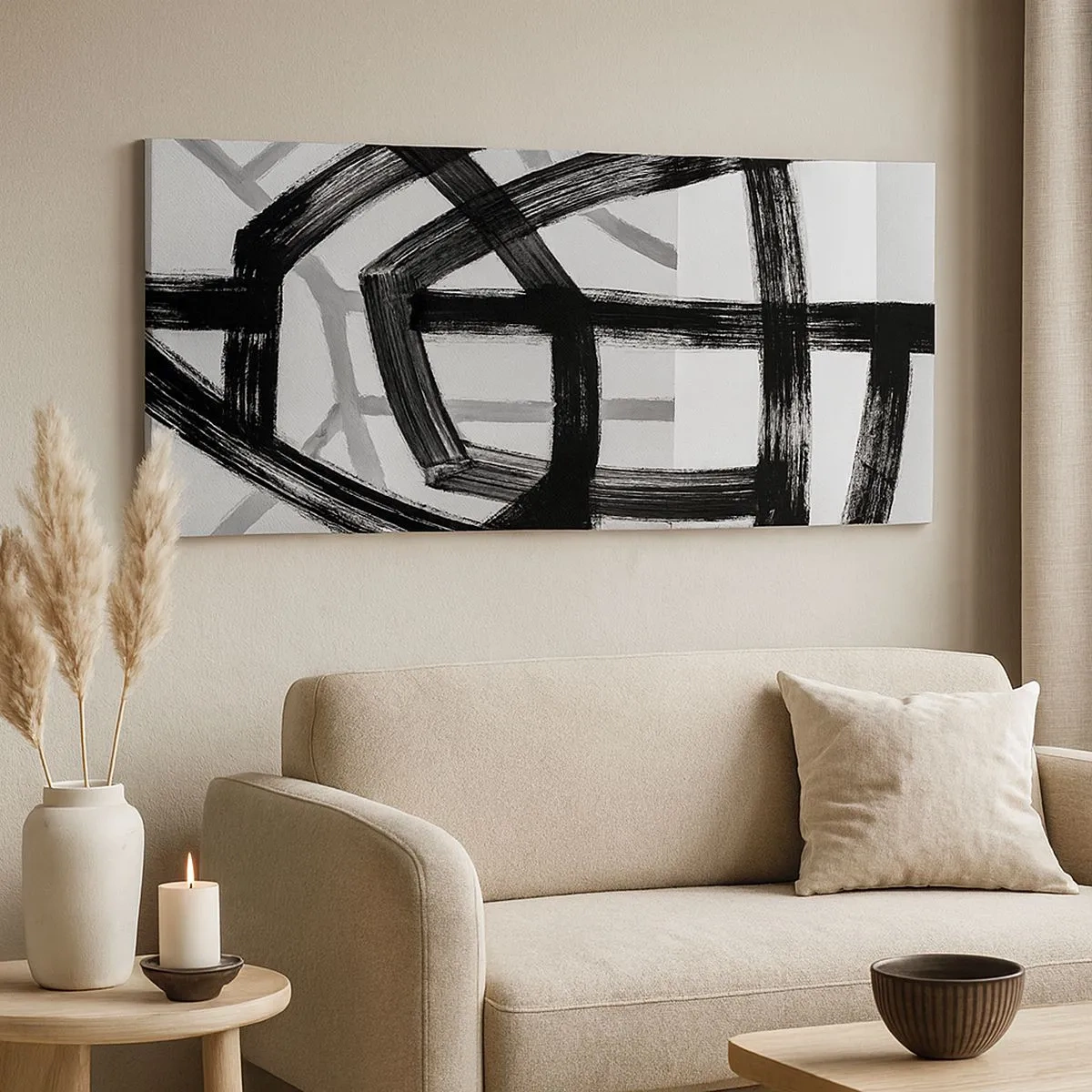 Bild auf Leinwand - Leinwandbild - Bautiefe - 100x40 cm