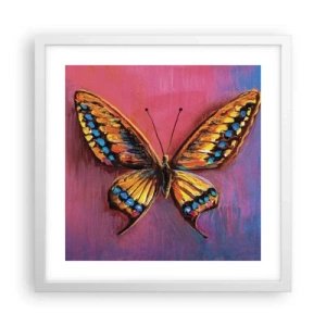 Poster in einem weißen Rahmen - Ein Juwel der Natur - 40x40 cm