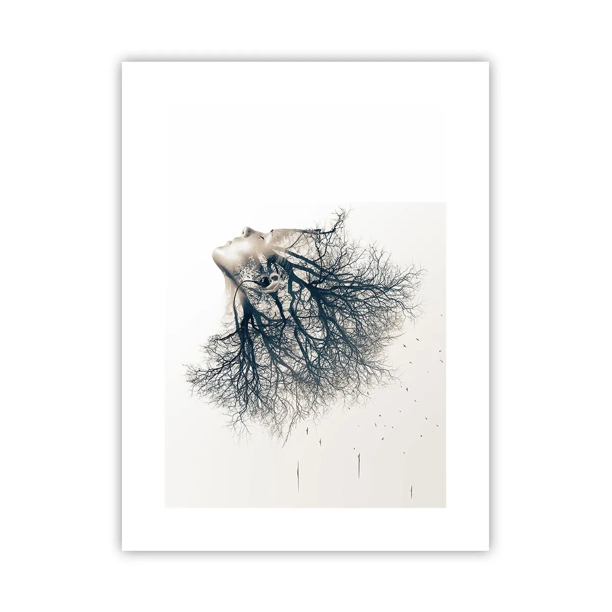 Poster - Dem Rauschen der Bäume lauschen - 30x40 cm