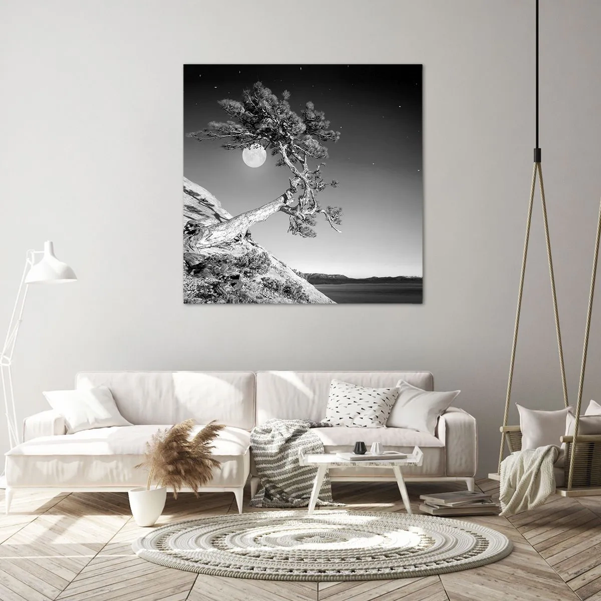 Bild auf Leinwand - Leinwandbild - Siegreiche Kämpferin - 70x70 cm