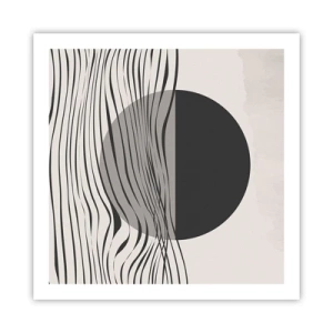 Poster - Halbe Komposition - 60x60 cm