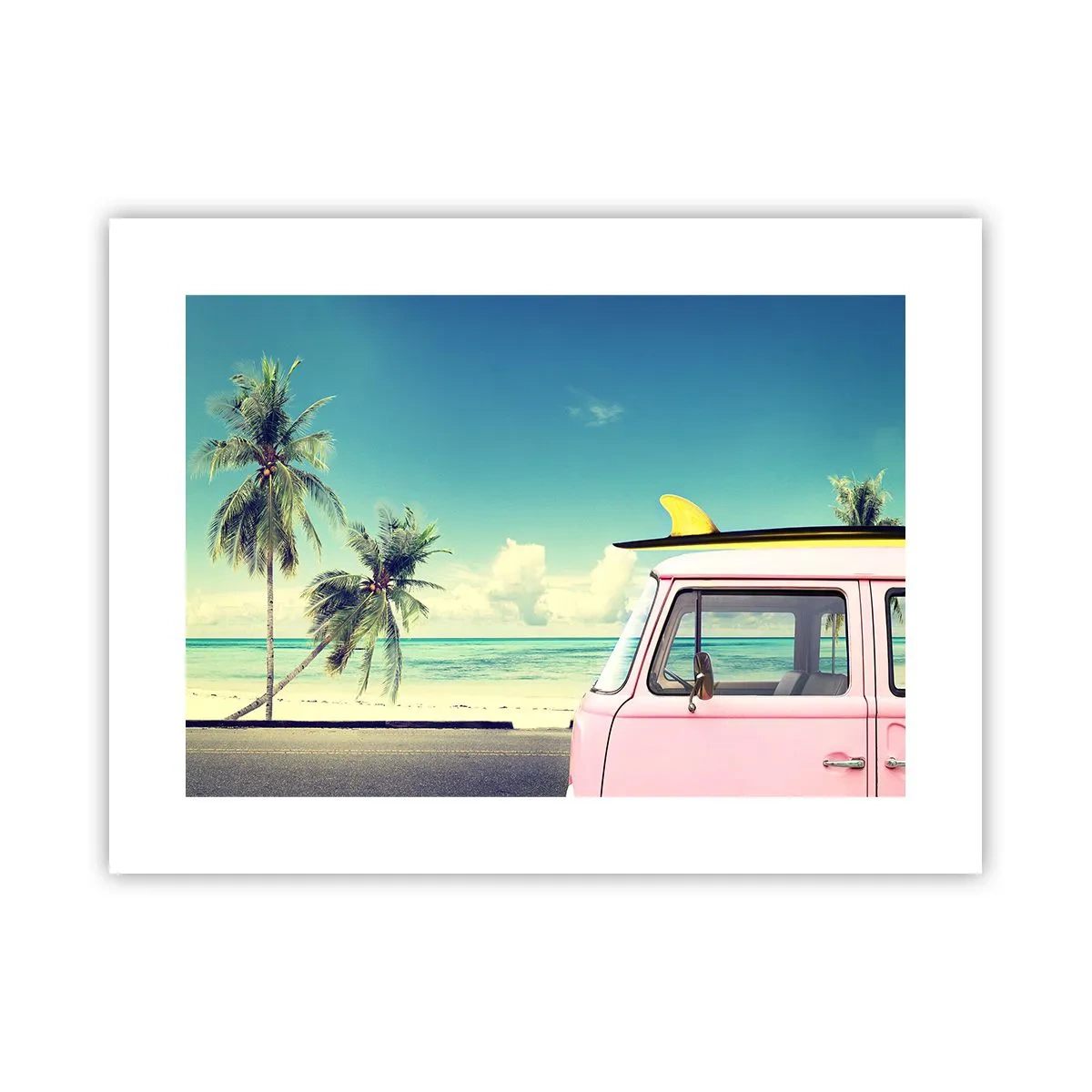 Poster - Zeit um in die Ferien zu starten - 40x30 cm