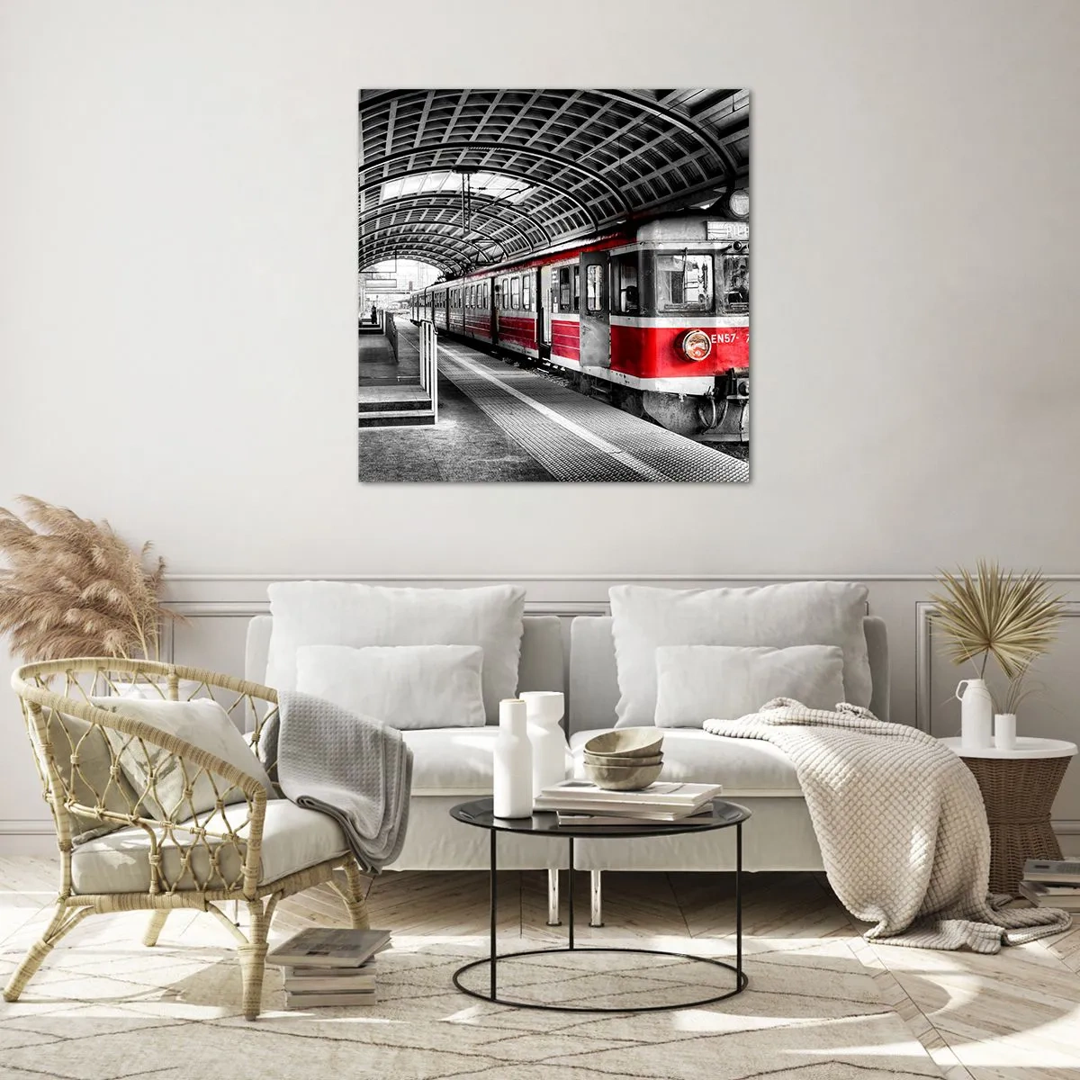 Glasbild - Bild auf glas - Vielleicht ist es eine Reise Ihres Lebens? - 60x60 cm