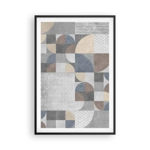 Poster in einem schwarzem Rahmen - Keramische Fantasie - 61x91 cm