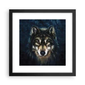 Poster in einem schwarzem Rahmen - Alpha? Und Omega - 30x30 cm