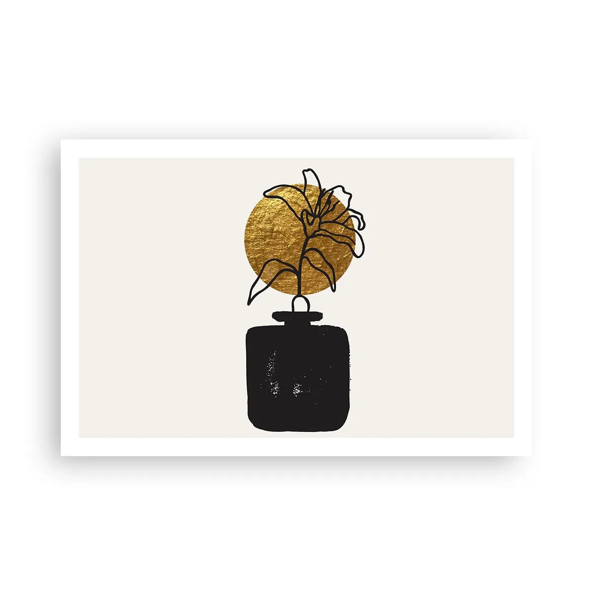 Poster - Schönheit ist Gold wert - 91x61 cm