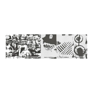 Fototapeten Muster Premium Canvas - Ordnung oder Chaos? - Abstraktion, Grafik, Stück - 100x30 cm