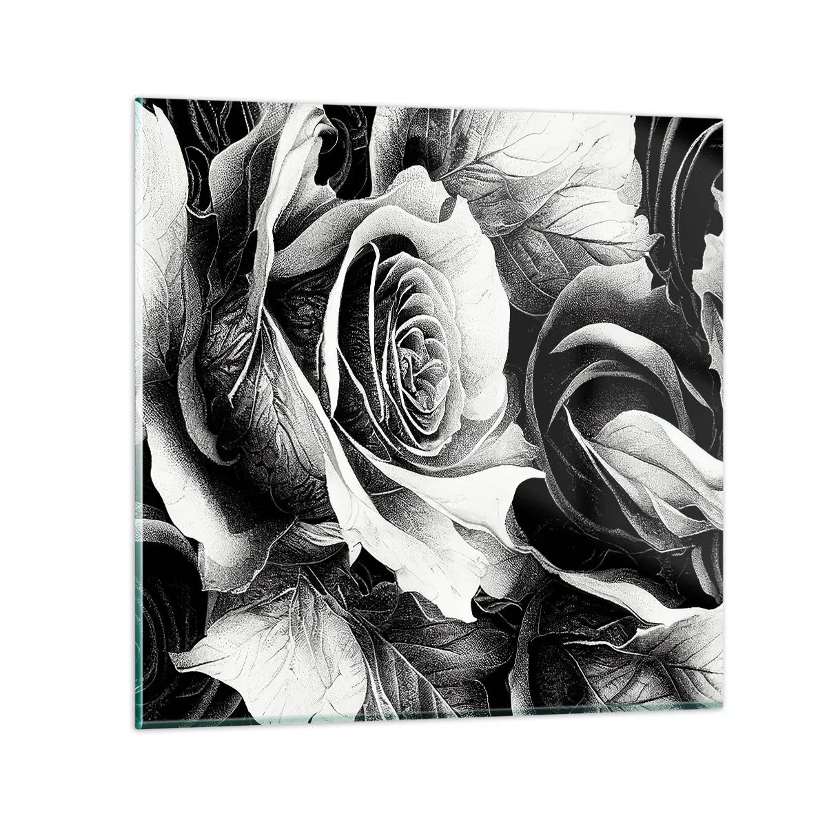 Glasbild - Bild auf glas - Immer Königin - 60x60 cm