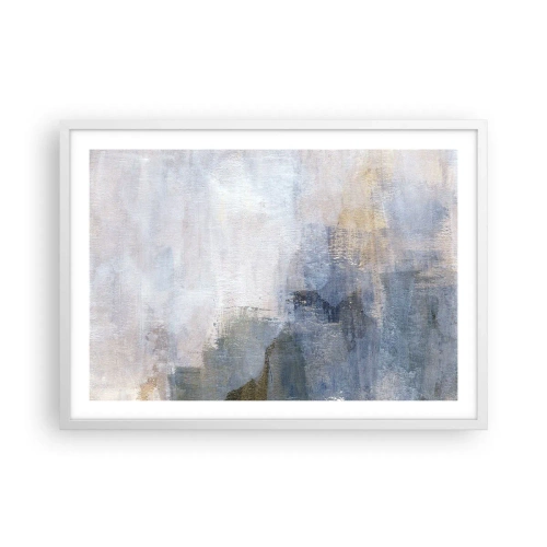 Poster in einem weißen Rahmen - Farbtöne und Akkorde - 70x50 cm