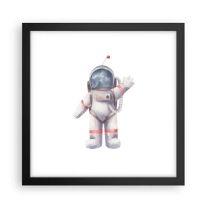 Poster in einem schwarzem Rahmen - Bis dann! - 30x30 cm