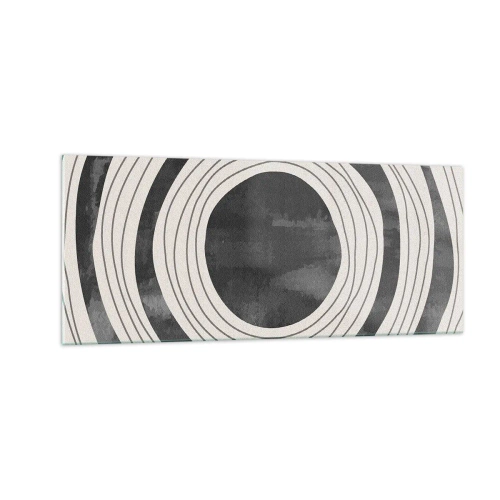 Glasbild - Bild auf glas - Auf den Punkt gebracht - 100x40 cm