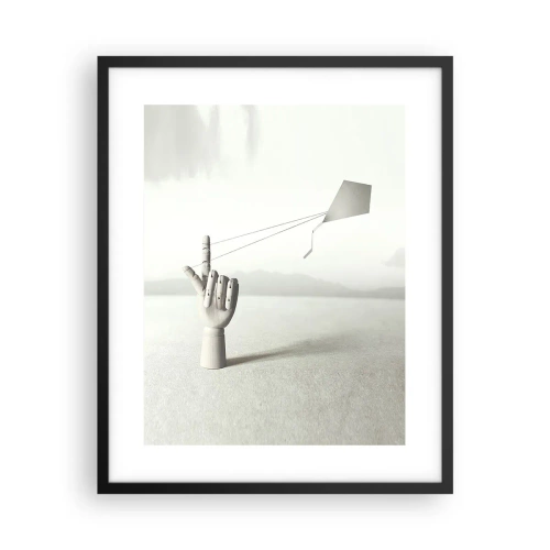 Poster in einem schwarzem Rahmen - Kraftprobe - 40x50 cm