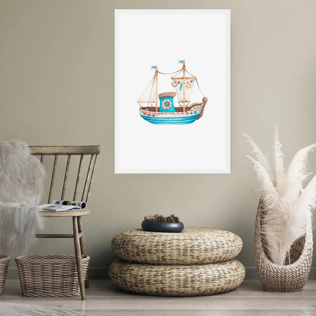 Poster - Ahoi, Abenteuer! - 70x100 cm