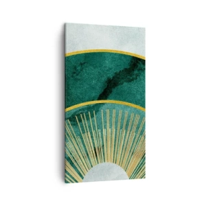 Bild auf Leinwand - Leinwandbild - Anderes Sonnensystem - 45x80 cm