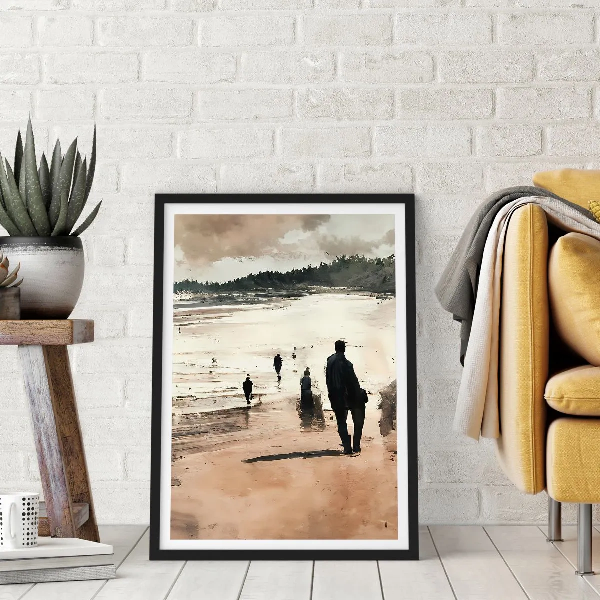 Poster in einem schwarzem Rahmen - Einberufen - 40x50 cm