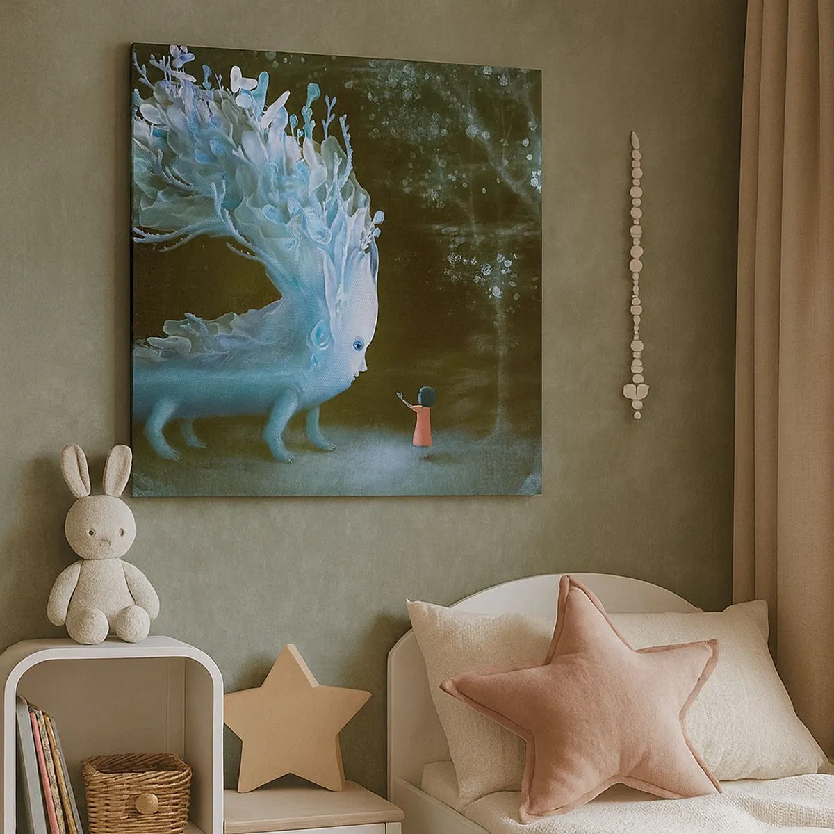 Bild auf Leinwand - Leinwandbild - Fantastisches Treffen - 30x30 cm