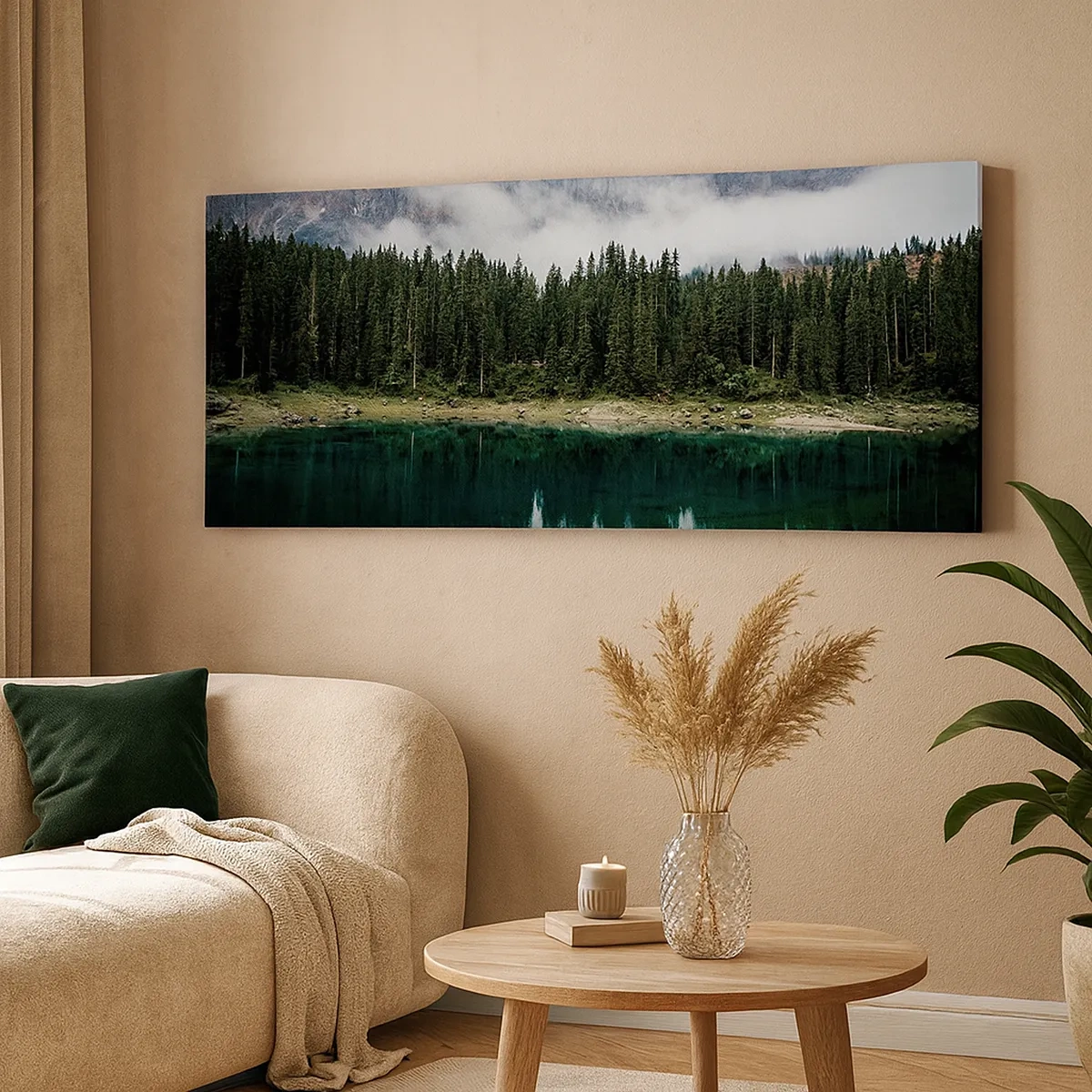 Bild auf Leinwand - Leinwandbild - Leise, leise, lass uns das Trinkwasser nicht wecken ... - 30x30 cm